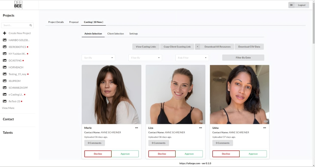 DBPS Casting Platform